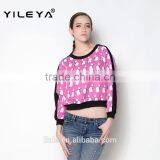 Latest Autumn Casual Digital Printed OEM Women Latest Fashion Blouse Design thumbnail-1