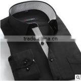 Men's Summer Long Sleeve Chinese Collar White Linen Shirts With Wooden Buttons thumbnail-3