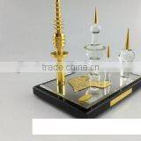 Hight Quality Crystal 24k Kuwait Tower Model for Souvenir Gift JC-05