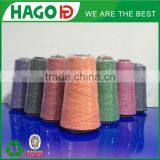 16s hago cotton blended 100% spun polyester yarn manufacturer china supplier import in europe