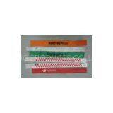 19mm x 250mm Printed TYVEK Wristbands / Personalized Tyvek Wristbands For Plaza Entrance