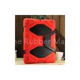 Red Ipad Silicone Skin Case / Protectors  / Cover For Apple Ipad 5