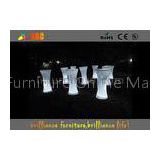100v - 240v Outdoor illuminated led furniture led Cocktail Table For Party & Exhibition