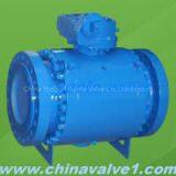 Cast Steel IronTrunnion Mounted Ball Valve thumbnail-1