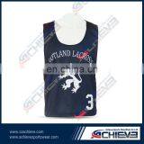 Lacrosse Equipments Sublimation Team Wear Fashion Custom Breathable Lacrosse Jersey thumbnail-1