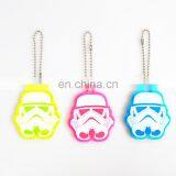 Wholesale OEM Itmes Cheap Protect Kid Use Custom Eco-friendly Soft Pvc Safety Reflective Keychain thumbnail-1