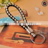 Promotional Hot Sale Wholesale Elegant Luxury Custom Metal Braided Rope Woven Keychain