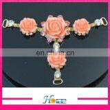 High Quality Fashion Lady Flip Flop Accessories Rhinestone Decoration Sandal Upper Ornament thumbnail-2