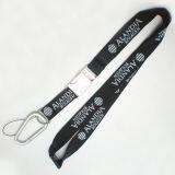 Double Layer Custom Polyester Lanyard Double Layer Woven Lanyard Shiny Rainbow Lanyard thumbnail-3