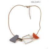 Beautiful Pure White Translucence Statement Nacklace N06-22409-1 ， Simple Style Nekelace, Gorgeous Necklace, Beautiful Pure White Statement thumbnail-1