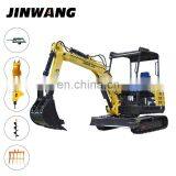 New Design 0.095m3 Mini Tractor Excavator With Cheap Price