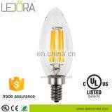 Dimmable 1W 3W 5W 7W E14 E12 Filament C32 LED Candle Bulb thumbnail-2