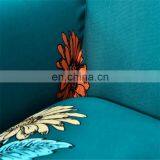 I@home Quality Full Fabric Blue Universal Elastic Floral Print Stretchable Sofa Cover Polyester thumbnail-4
