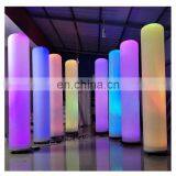 Wholesale 2.5mH Ivory Inflatable Led Tube Attractive Party Decoration thumbnail-4