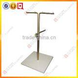 2 Tiers and 4-hooks Bag Display Rack thumbnail-1