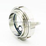Sanitary Stainless Steel Welding Union Type Sight Glass With LED Light thumbnail-4