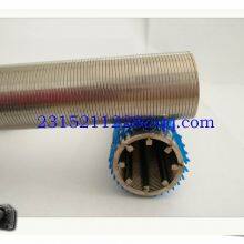 Water Bore Screens, Anti Corrosion Full Welding Johnson 0.02mm Slot Water Wire Screen For Oil Industry thumbnail-3