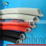 SUNBOW High Temperature Resistant Fire-resistance 12MM Silicone Rubber Glassfiber Sleeve thumbnail-2