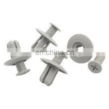 Car 8mm Hole Plastic Screw Rivets Gray Auto Vehicle Engine Cover Bumper Fender Door Trim Panel Screw Clips thumbnail-3