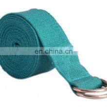 Custom Color Option With Cotton Yoga Belt Strap Indian Supplier thumbnail-3