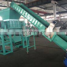 polyethylene recycle granule machine with plastic scraps washing line