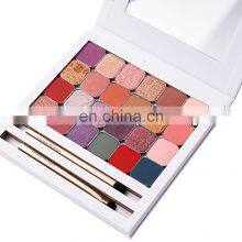 DIY Matte Magnetic Big Eyeshadow Palette Custom Paper Warm Empty Eye Shadow Cosmetics Palette thumbnail-4