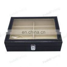 Glasses Storage Box Custom 8 Slots Leather Glasses Packaging Cases Display thumbnail-3