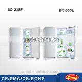 Twin Refrigerators and Freezers Stand Side by Side thumbnail-1