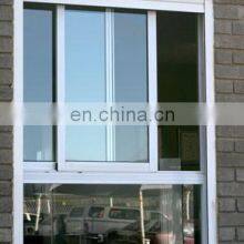 Powder Coating Aluminum Triple Track Inside Grill Glass Sliding Window With Mosquito Net thumbnail-5