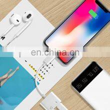 Wholesale 2 in 1 BT Version Adapter Applicable to 3.5mm Headphone Earphones Audio Adapter Cable Charging Music For Iphone thumbnail-4