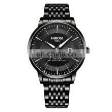 NIBOSI 2525 Simple Design Fashion Business Stainless Steel Waterproof Chronograph Quartz Watch for Men thumbnail-2