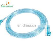 Medical Disposable PVC Universal Green Oxygen Connection Tube For Oxygen Mask