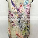 2016 New Summer Silk Printed Ladies Sexy Vest thumbnail-4