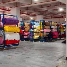 Garment Factory Fabric Cart - Adjustable Sorting Trolley for Bulk Textiles thumbnail-2