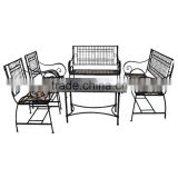 Entrada collection 5-piece mosaic table/bench/chair dining furniture sets                        
                                                Quality Choice