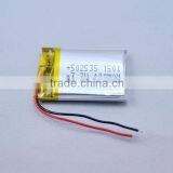 Li-polymer 502535 Battery 3.7V 400mAh