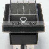 Marine Boat Yacht Waterproof Black 8-Gang Red LED Rocker Switch Panel Caravan thumbnail-1