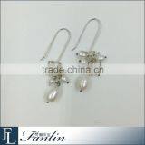 Wholesale Silver Accessories Freshwater Pearl Earring Hook thumbnail-2