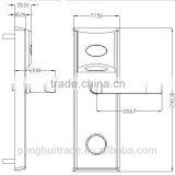 Furniture Lock Stainless Steel Intelligent Smart Electric Hotel Type Door Lock thumbnail-3