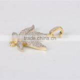 Custom High Quality Cheap Hip Hop 925 Sterling Silver Leafage Pendant thumbnail-3