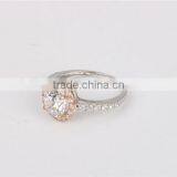 New Arriving Fashion Women Rings Solid14K Gold Jewelry AAAAA CZ thumbnail-3