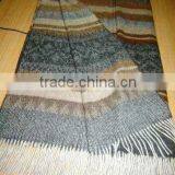 INCA STYLE ALPACA WOOL BLANKET thumbnail-4