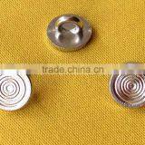 14L Silver Metal Shank Button For Shirt -- M1609 thumbnail-3
