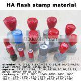 2015 Alibaba China New Products round shape HA flash stamp with flash foam/Popular office flash foam stamp