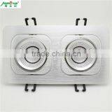 Mr16 Light 2*10w Retangular Recessed Led Grille Light