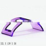 Classic Excellent Acrylic Single Wine Bottle Display Rack thumbnail-4