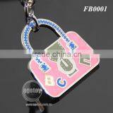 Fashion Bag Charms Handbag Shaped Promotional Enamel Metal Bag Keychain thumbnail-3