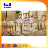 Chinese Style Marble Top Dining Table thumbnail-1