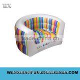 Flocking Inflatable Sofa Chair Inflatable Sofa Bed thumbnail-5