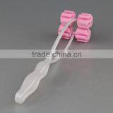 2015 Hot Sale Cheap Personal Plastic Flower Shape Rolling Face Massager thumbnail-1